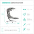 Bali Swing Sun Lounger - Grey